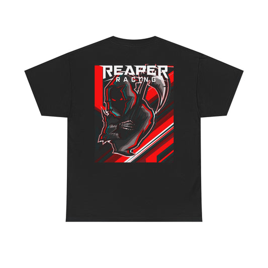 Reaper Racing Graphic Tee - Unisex Heavy Cotton Shirt for Motorsport Enthusiasts